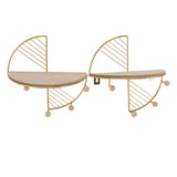 Wall Hanging Rack Iron Art Versatile Practical Wall Decoration Storage Rack for Home - Extra Image