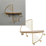 Wall Hanging Rack Iron Art Versatile Practical Wall Decoration Storage Rack for Home - Extra Image