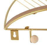 Wall Hanging Rack Iron Art Versatile Practical Wall Decoration Storage Rack for Home