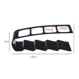 Remote Control Holder with 4 Compartments Plastic Easily Accessible TV Remote Caddy for Media Accessories Black - Extra Image