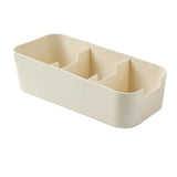 Plastic Drawer Organizers Trapezoid Stackable Tabletop Socks Underwear Organizer Storage Box for Closet - Front View
