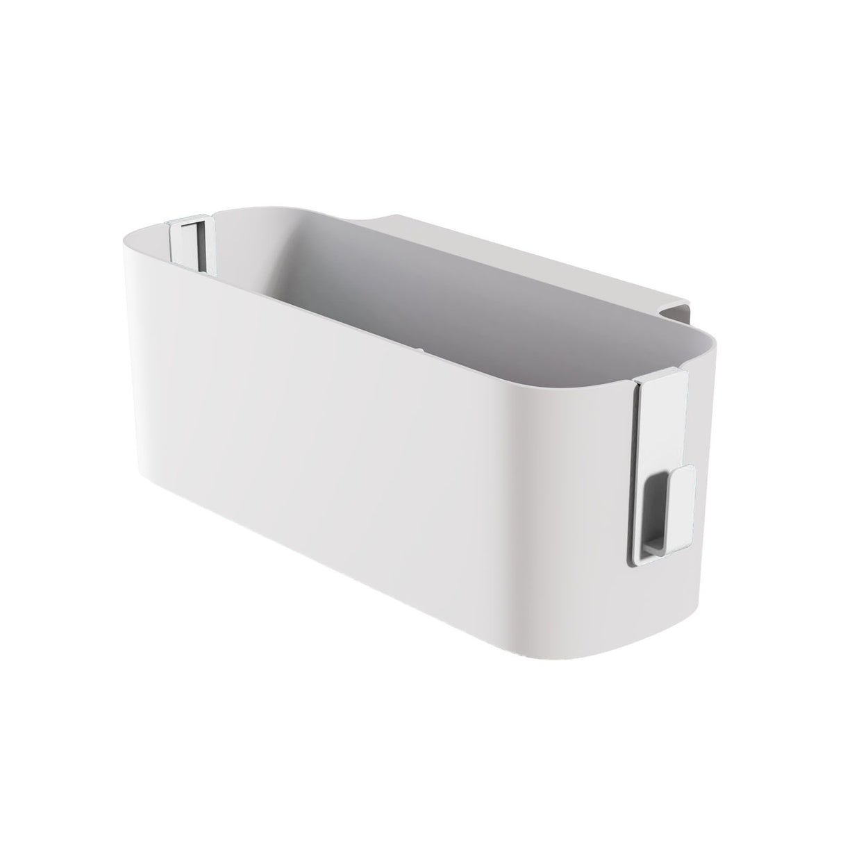Hanging Storage Container Multifunctional Space Saving Wall Mounted Storage Box Makeup Organizer Tissue Box White