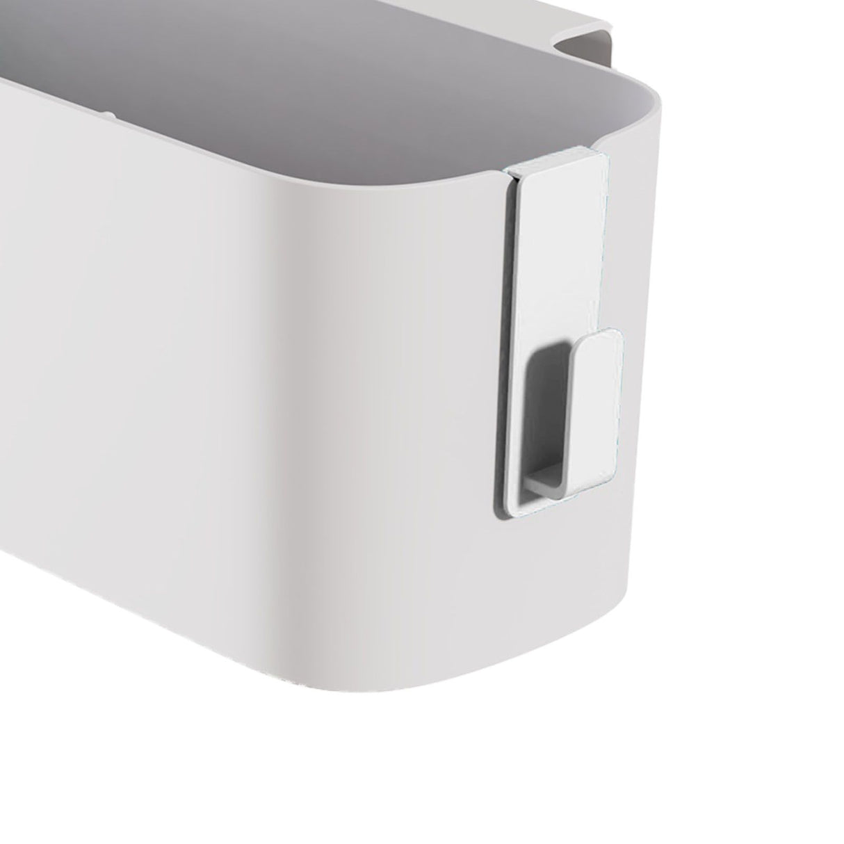 Hanging Storage Container Multifunctional Space Saving Wall Mounted Storage Box Makeup Organizer Tissue Box White