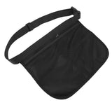 Tennis Ball Band Holder Mesh Bag Inner Zipper Pocket Adjustable Tennic Wasit Pouch for Training Match Outdoor - Side View