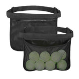 Tennis Ball Band Holder Mesh Bag Inner Zipper Pocket Adjustable Tennic Wasit Pouch for Training Match Outdoor
