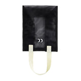 Mesh Shower Caddy Portable Hanging Shower Caddy Quick Dry Shower Bag for Bathroom Travel Toiletry Makeup Cosmetic Bag for Beach Black - Side View