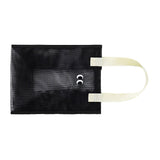 Mesh Shower Caddy Portable Hanging Shower Caddy Quick Dry Shower Bag for Bathroom Travel Toiletry Makeup Cosmetic Bag for Beach Black