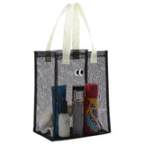 Mesh Shower Caddy Portable Hanging Shower Caddy Quick Dry Shower Bag for Bathroom Travel Toiletry Makeup Cosmetic Bag for Beach Black