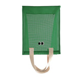 Mesh Shower Caddy Portable Hanging Shower Caddy Quick Dry Shower Bag for Bathroom Travel Toiletry Makeup Cosmetic Bag for Beach Green - Front View