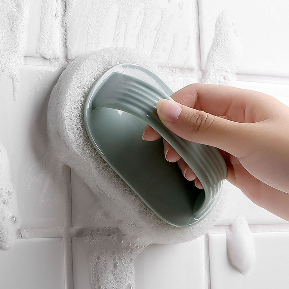 Kitchen Sponge Bathtub Pool Scrub Brush Strong Scouring Washing Cleaning Brush for Cleaning Shower Tile Bathtube Sink Spas Hot Tubs Swimming Pool Step