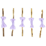 20pcs Bow Knot Twist Ties Biscuits Cookies DIY Baking Bag Ties for Gift Wrapping Weddings PartiesPurple