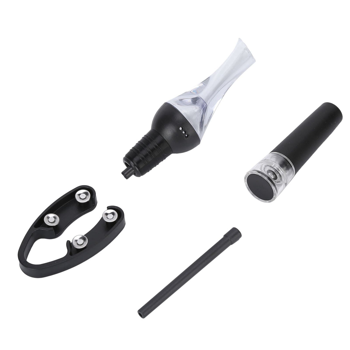4Pcs/Set Wine Aerator Pourer with Vacuum Stopper Foil Cutter Pipe For Home Kitchen Bar Restaurant