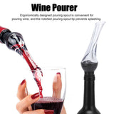 4Pcs/Set Wine Aerator Pourer with Vacuum Stopper Foil Cutter Pipe For Home Kitchen Bar Restaurant - Extra Image