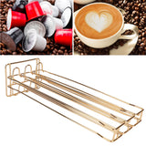 Coffee Capsules Storage Holder Organizer Holding 60PCS Capsule Coffee Pod Rack for NespressoGold