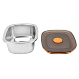Lunch Box 304 Stainless Steel PP Food Grade Silicone Portable Food Container Storage Box for Picnic Camping Outdoor250ml