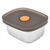 Lunch Box 304 Stainless Steel PP Food Grade Silicone Portable Food Container Storage Box for Picnic Camping Outdoor250ml - Side View