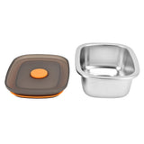 Lunch Box 304 Stainless Steel PP Food Grade Silicone Portable Food Container Storage Box for Picnic Camping Outdoor250ml