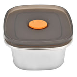 Lunch Box 304 Stainless Steel PP Food Grade Silicone Portable Food Container Storage Box for Picnic Camping Outdoor250ml