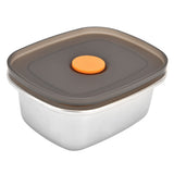 Lunch Box 304 Stainless Steel PP Food Grade Silicone Portable Food Container Storage Box for Picnic Camping Outdoor250ml