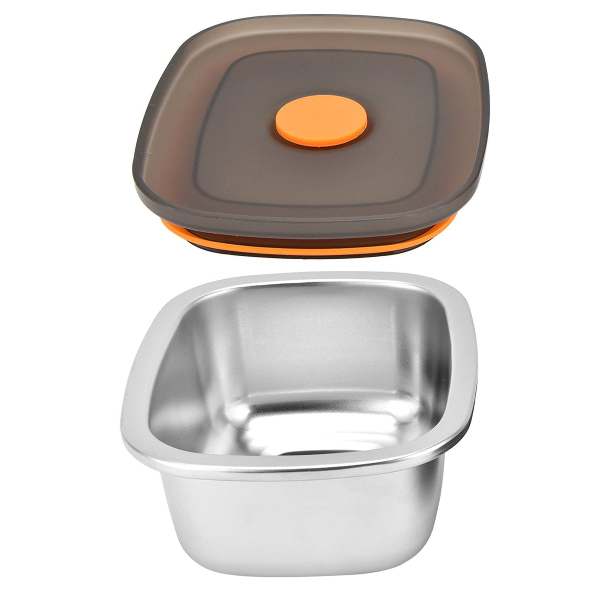 Lunch Box 304 Stainless Steel PP Food Grade Silicone Portable Food Container Storage Box for Picnic Camping Outdoor250ml