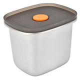 Lunch Box 304 Stainless Steel PP Food Grade Silicone Portable Food Container Storage Box for Picnic Camping Outdoor550ml