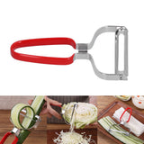 Vegetable Peeler Multifunctional Manual Fruit Cucumber Peeling Tool for Cabbage CarrotRed