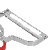 Vegetable Peeler Multifunctional Manual Fruit Cucumber Peeling Tool for Cabbage CarrotRed - Extra Image