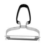 Vegetable Peeler Multifunctional Manual Fruit Cucumber Peeling Tool for Cabbage CarrotBlack - Rear View