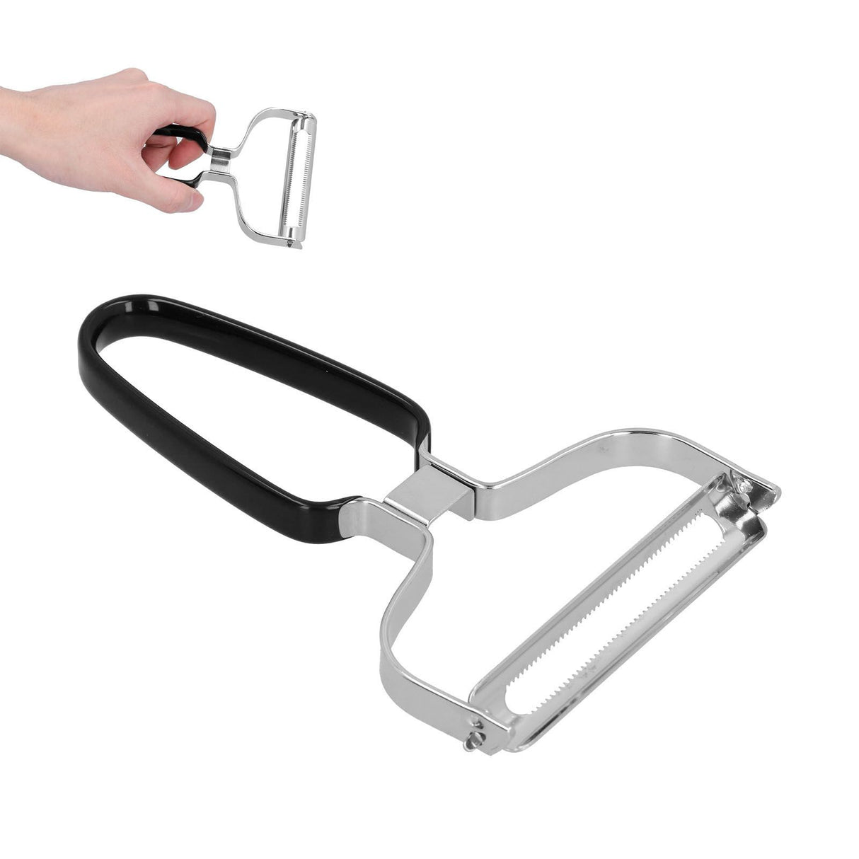 Vegetable Peeler Multifunctional Manual Fruit Cucumber Peeling Tool for Cabbage CarrotBlack