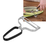 Vegetable Peeler Multifunctional Manual Fruit Cucumber Peeling Tool for Cabbage CarrotBlack - Extra Image