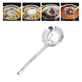 Skimmer Spoon 304 Stainless Steel Fine Mesh Residue Oil Food Strainer Kitchen Tool - Extra Image