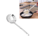 Skimmer Spoon 304 Stainless Steel Fine Mesh Residue Oil Food Strainer Kitchen Tool - Extra Image