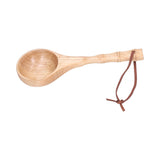Wooden Spoon Long Handle Durable Soup Porridge Scoop Tableware Kitchen Cooking ToolLight Color - Extra Image