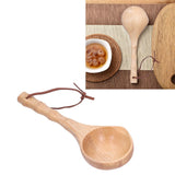 Wooden Spoon Long Handle Durable Soup Porridge Scoop Tableware Kitchen Cooking ToolLight Color - Extra Image