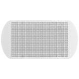 Ice Cubes Tray Mold Food Grade Silicone Mold DIY Baking Tools for Pudding Ice Cream Cake ChocolateWhite - Front View