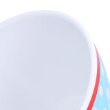 500ml Salad Bowl Thickened Snack Dessert Cake Fruit Bowl for Baking Table DecorationLight Blue Dot