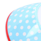 500ml Salad Bowl Thickened Snack Dessert Cake Fruit Bowl for Baking Table DecorationLight Blue Dot