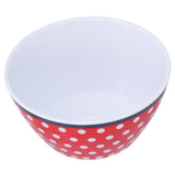 500ml Salad Bowl Thickened Snack Dessert Cake Fruit Bowl for Baking Table DecorationRed Dot