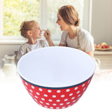 500ml Salad Bowl Thickened Snack Dessert Cake Fruit Bowl for Baking Table DecorationRed Dot - Extra Image