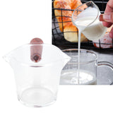 Double Mouth Glass Mug with Wooden Handle Heat‑Resistant Cup Kitchen Gadgets for Home