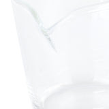 Double Mouth Glass Mug with Wooden Handle Heat‑Resistant Cup Kitchen Gadgets for Home