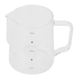 500ml Coffee Milk Cup Thicken Glass Measuring Frothing Cup for Household Coffee Shop