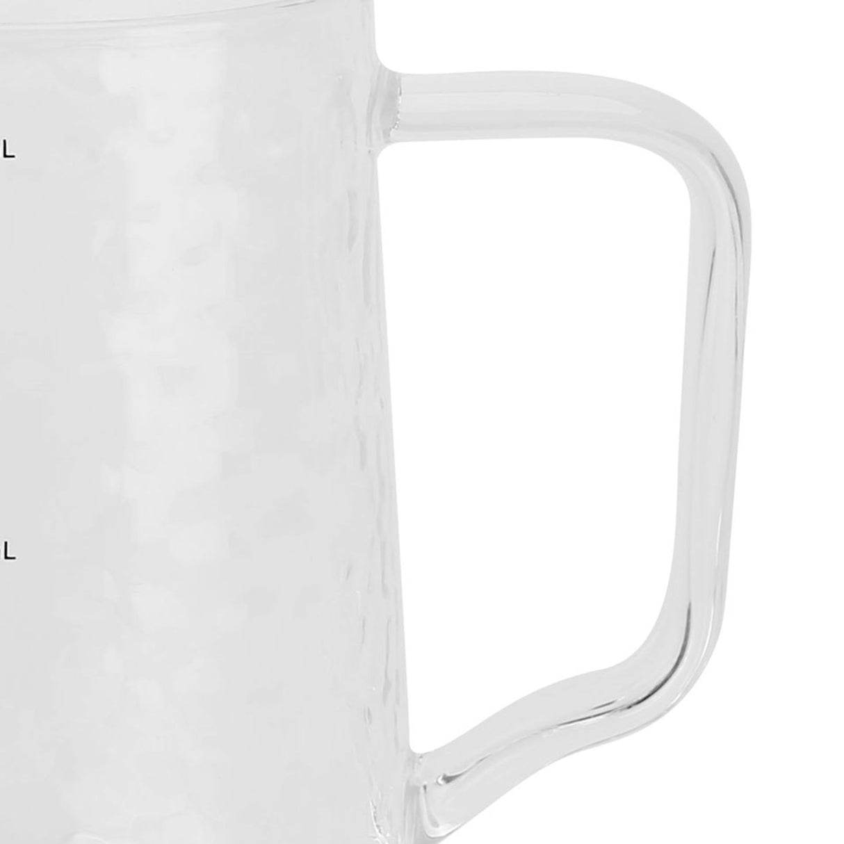 500ml Coffee Milk Cup Thicken Glass Measuring Frothing Cup for Household Coffee Shop