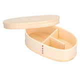 800ml Wooden Food Container Portable Bento Lunch Box Kids Lunch Container for Travel Office Camping Picnic - 45-Degree Angle