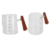 Household Milk Cup Glass Water Cup 500ml Coffee Cup Juice Cup Used in Cafes Restaurants Hotels - Close-Up Angle