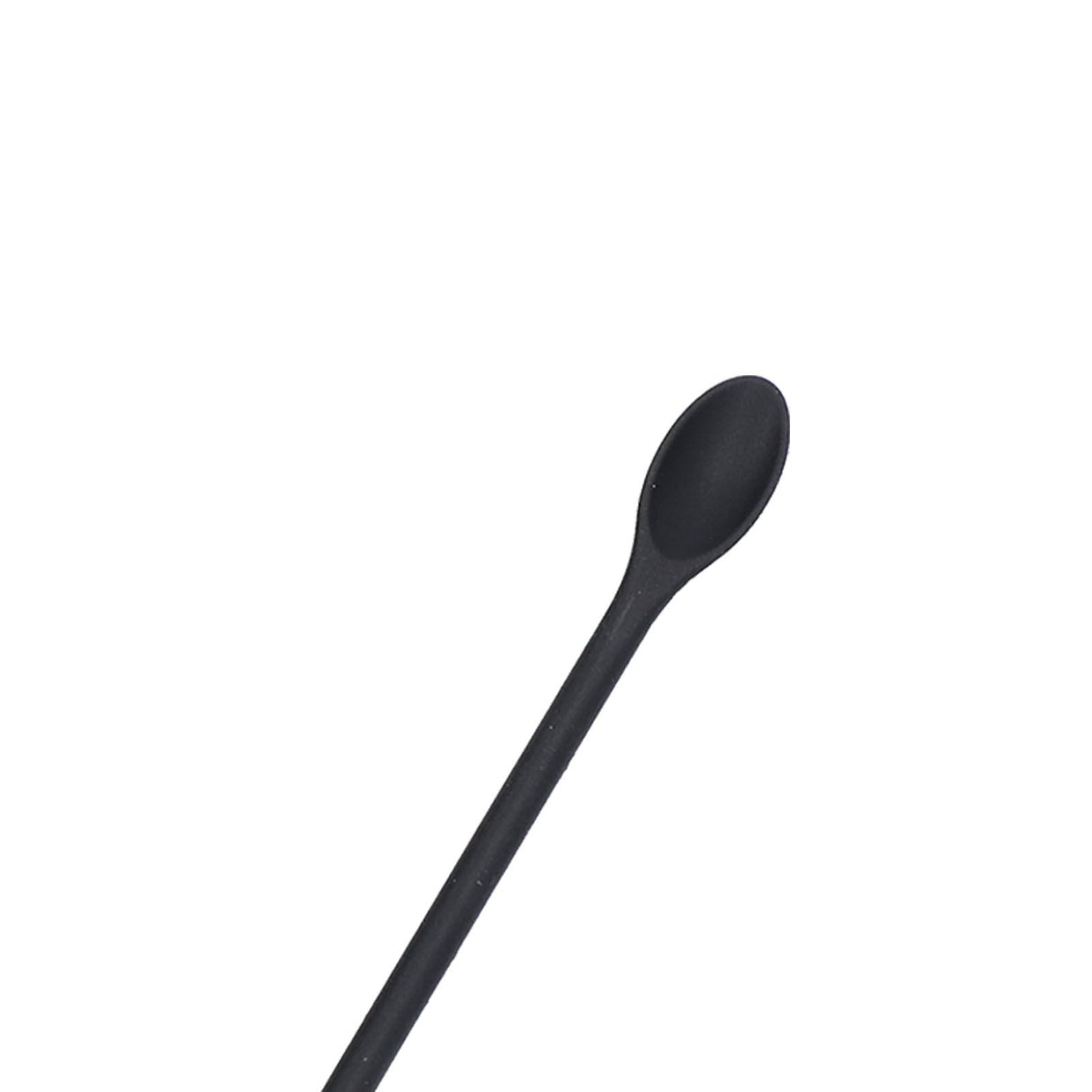 3pcs Spatula Food Grade Silicone Double Head Fruit Jam Cream Makeup Spatula for KitchenBlack