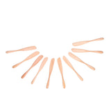 10pcs Wooden Dinner Knife Cheese Spreader Cake Knife Reusable Dinnerware Kitchen Gadgets for Home Kitchen Picnic RestaurantLight Color