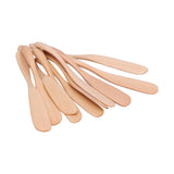 10pcs Wooden Dinner Knife Cheese Spreader Cake Knife Reusable Dinnerware Kitchen Gadgets for Home Kitchen Picnic RestaurantLight Color