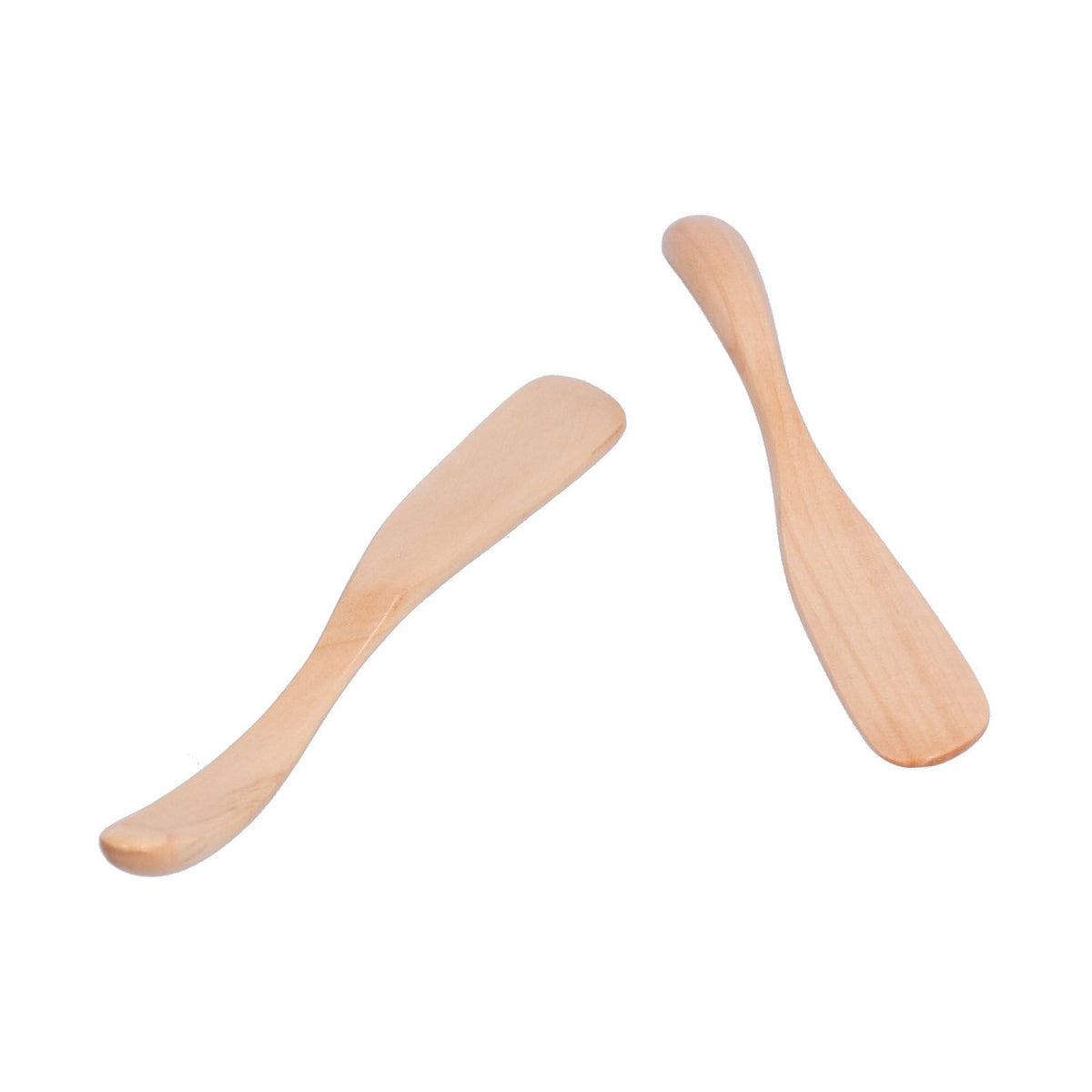 10pcs Wooden Dinner Knife Cheese Spreader Cake Knife Reusable Dinnerware Kitchen Gadgets for Home Kitchen Picnic RestaurantLight Color