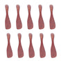 10pcs Wooden Dinner Knife Cheese Spreader Cake Knife Reusable Dinnerware Kitchen Gadgets for Home Kitchen Picnic RestaurantDark Color